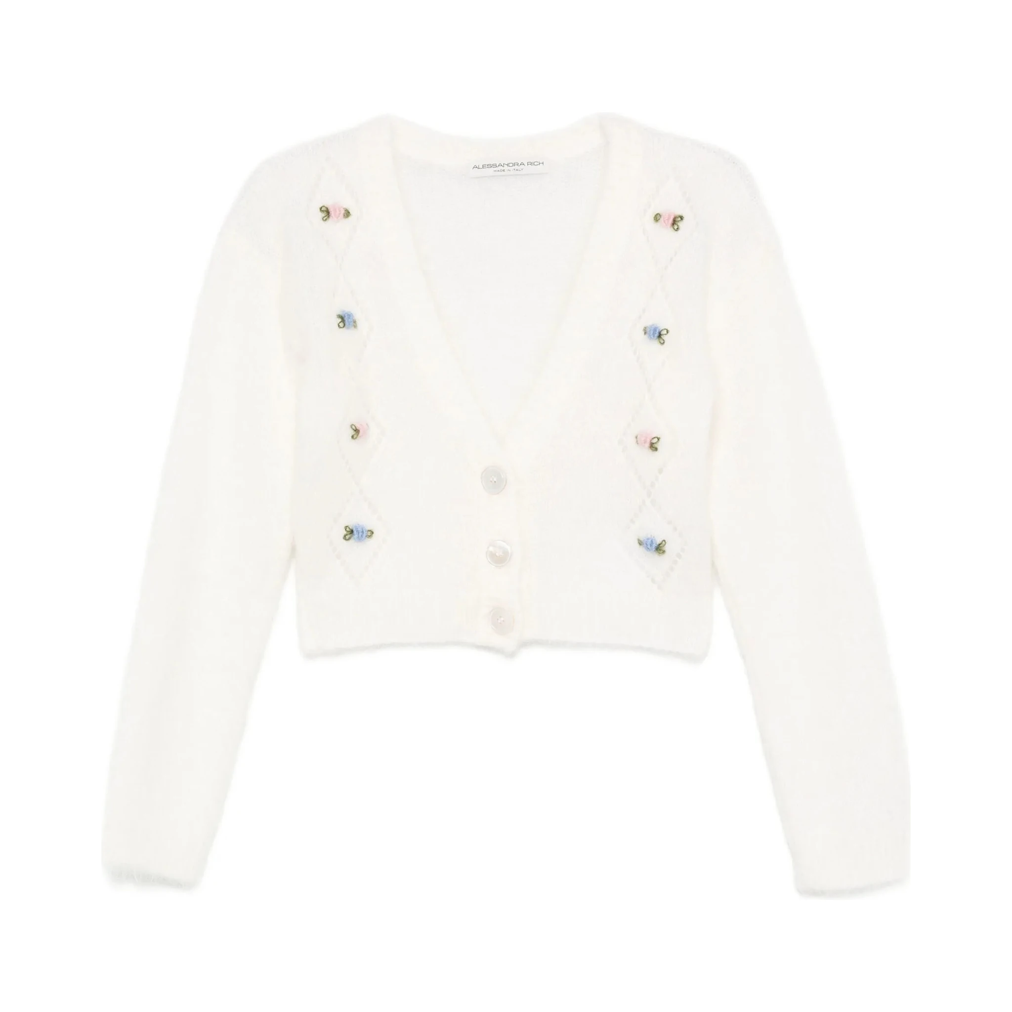 Alessandra Rich Sweaters White