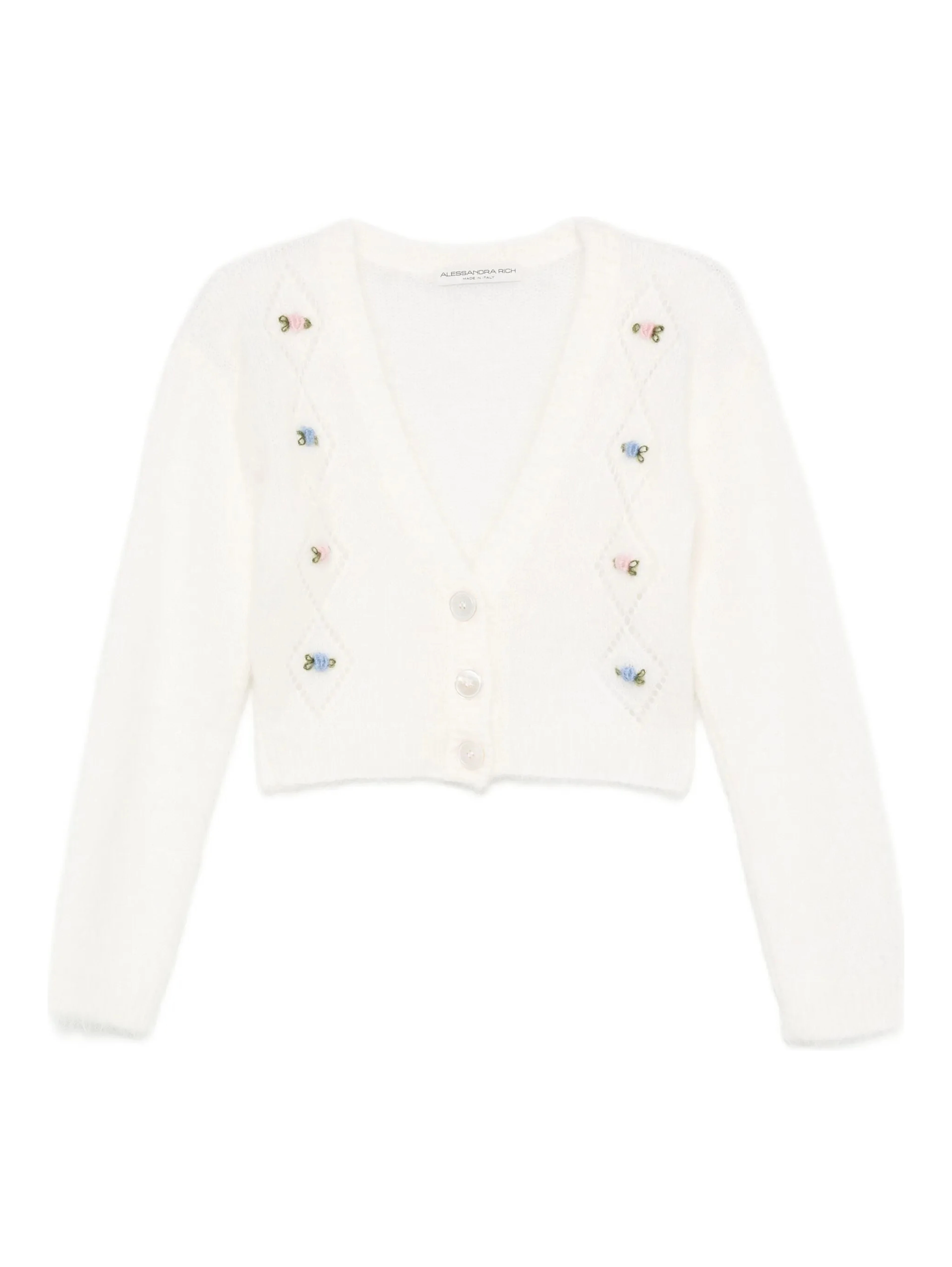 Alessandra Rich Sweaters White