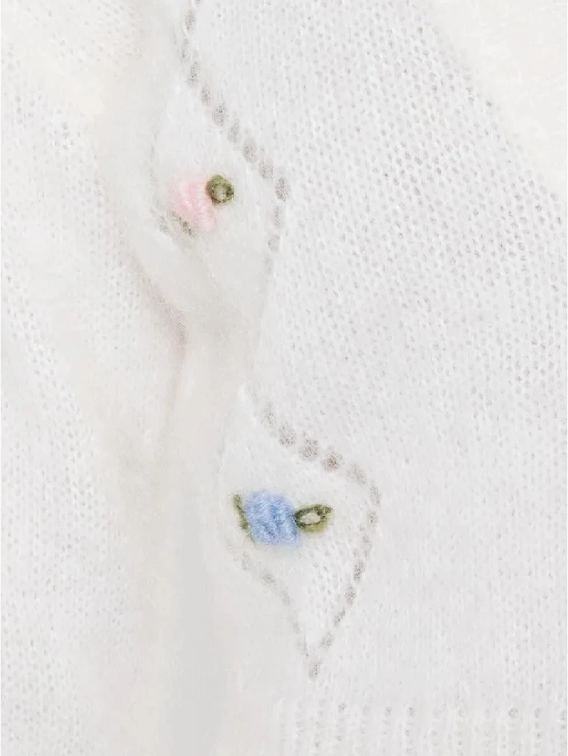 Alessandra Rich Sweaters White