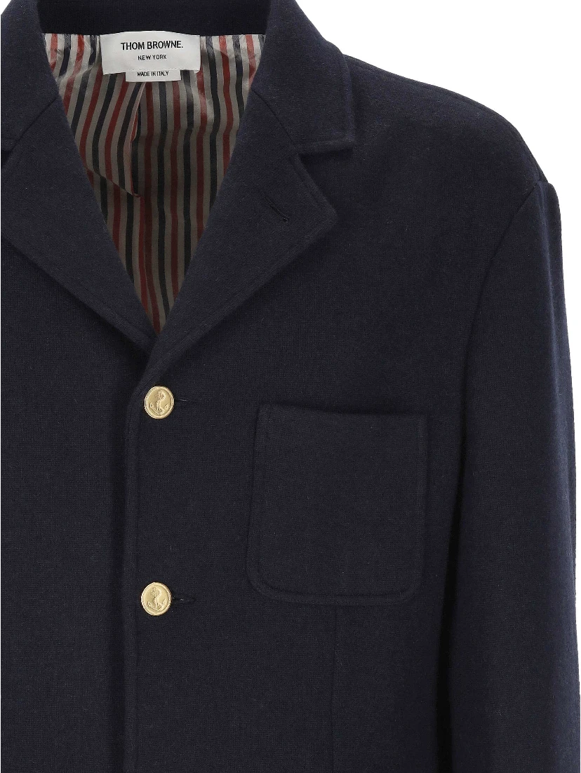 Thom Browne Coats Blue