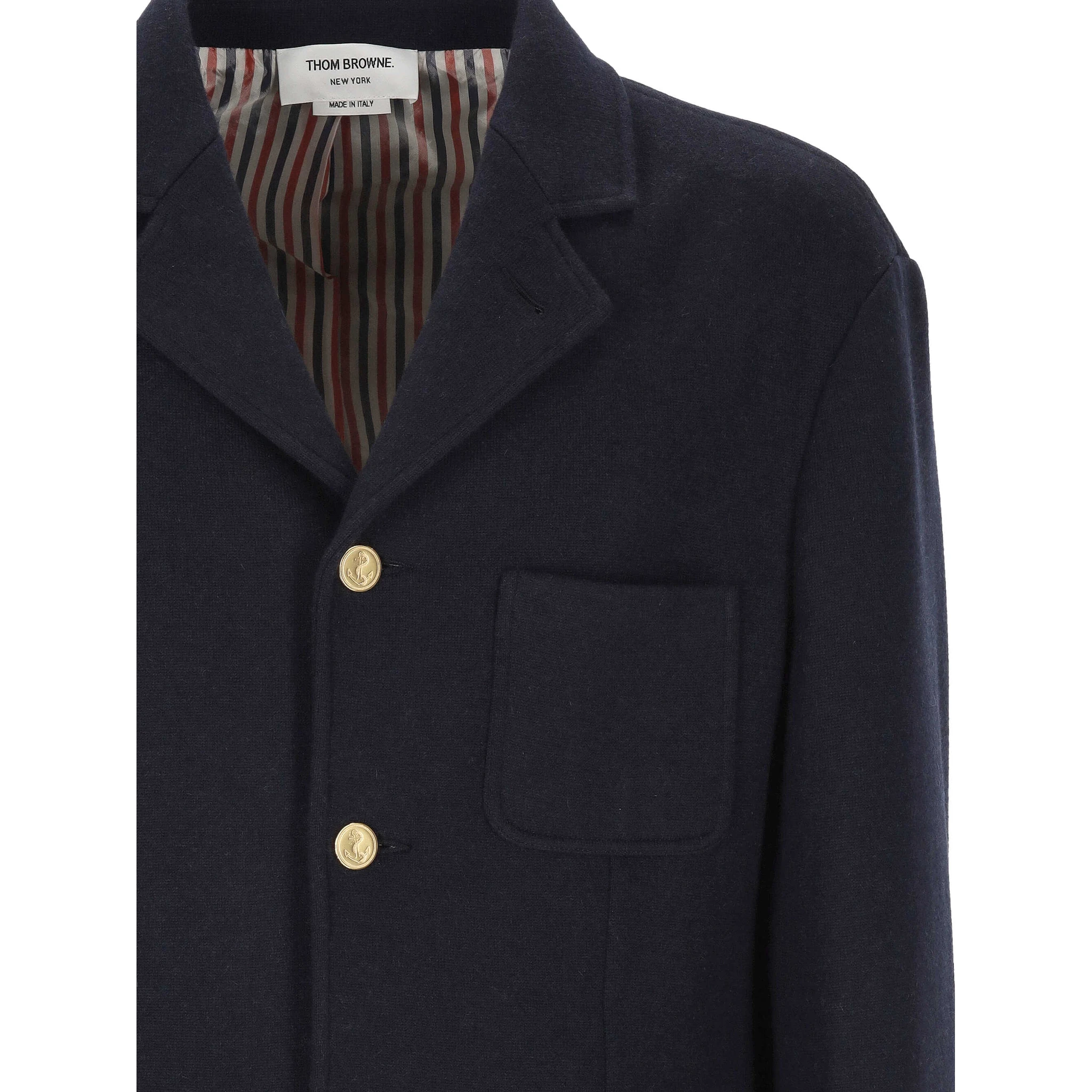 Thom Browne Coats Blue