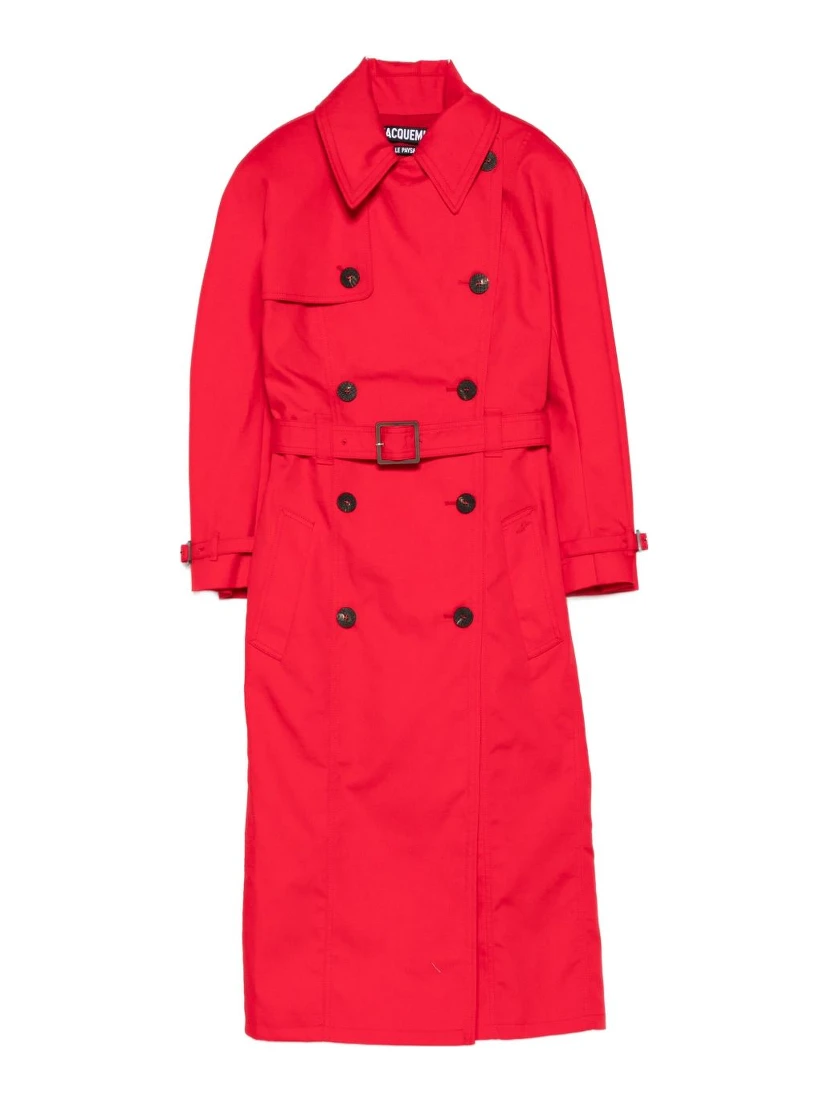 JACQUEMUS Coats Red