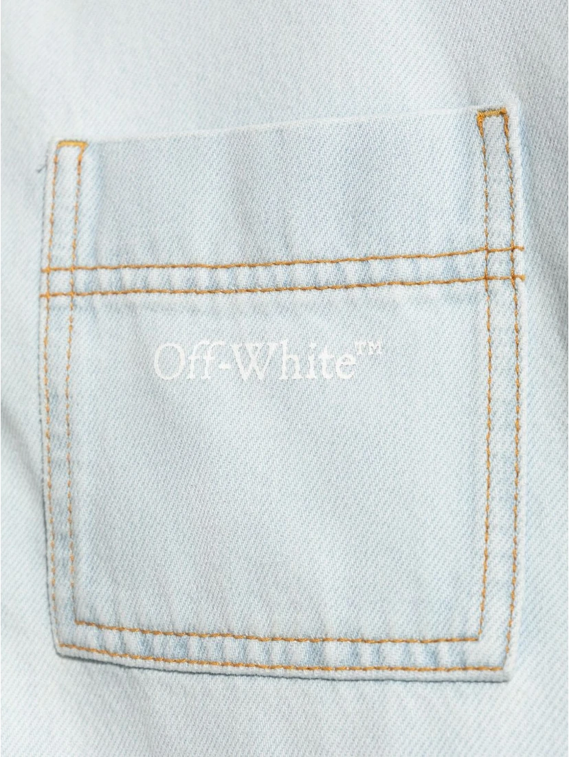 Off White Shirts Blue