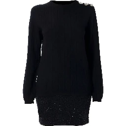 Balmain Sweaters Black