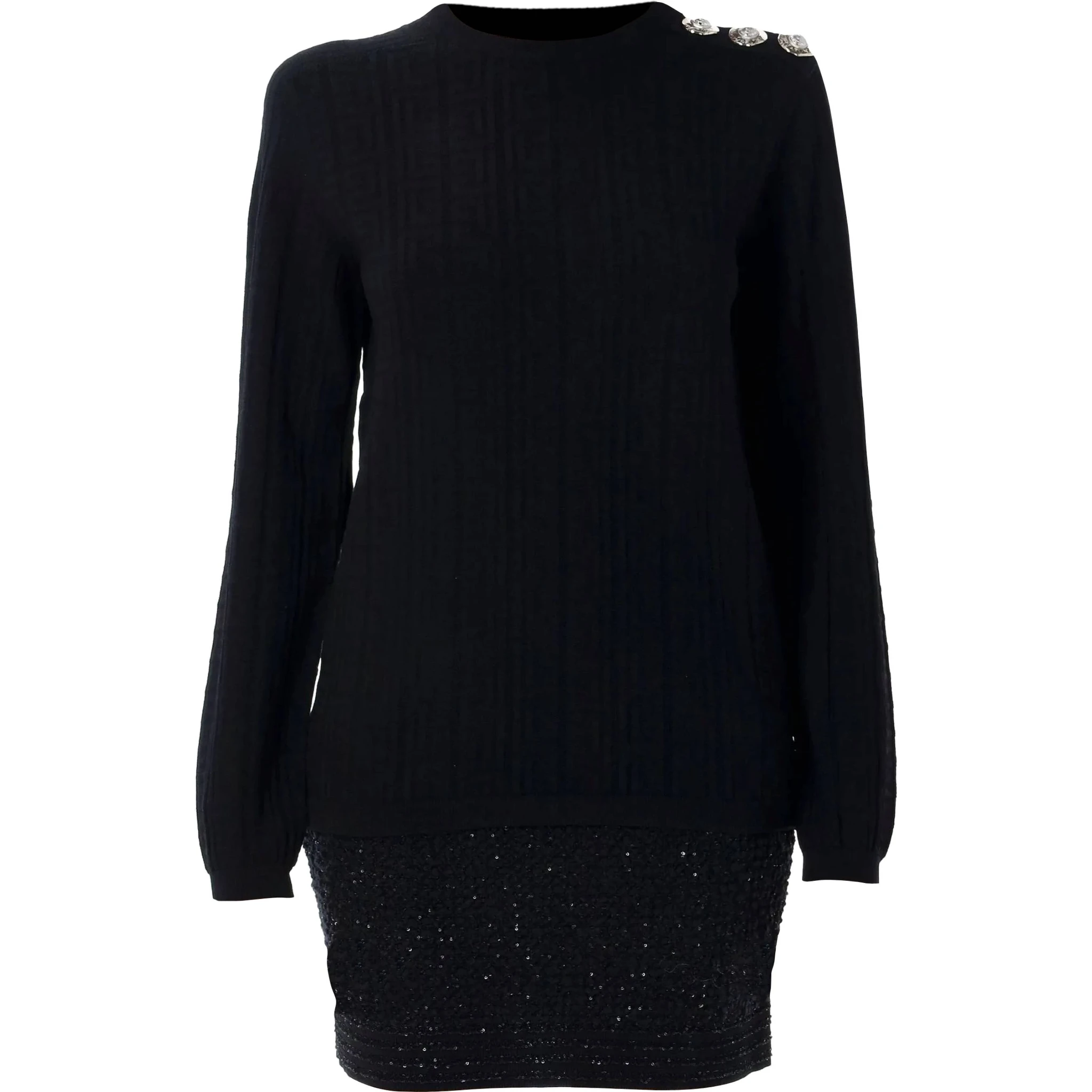 Balmain Sweaters Black