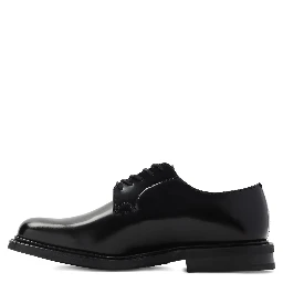 حذاء مسطح أسود من تشيرش