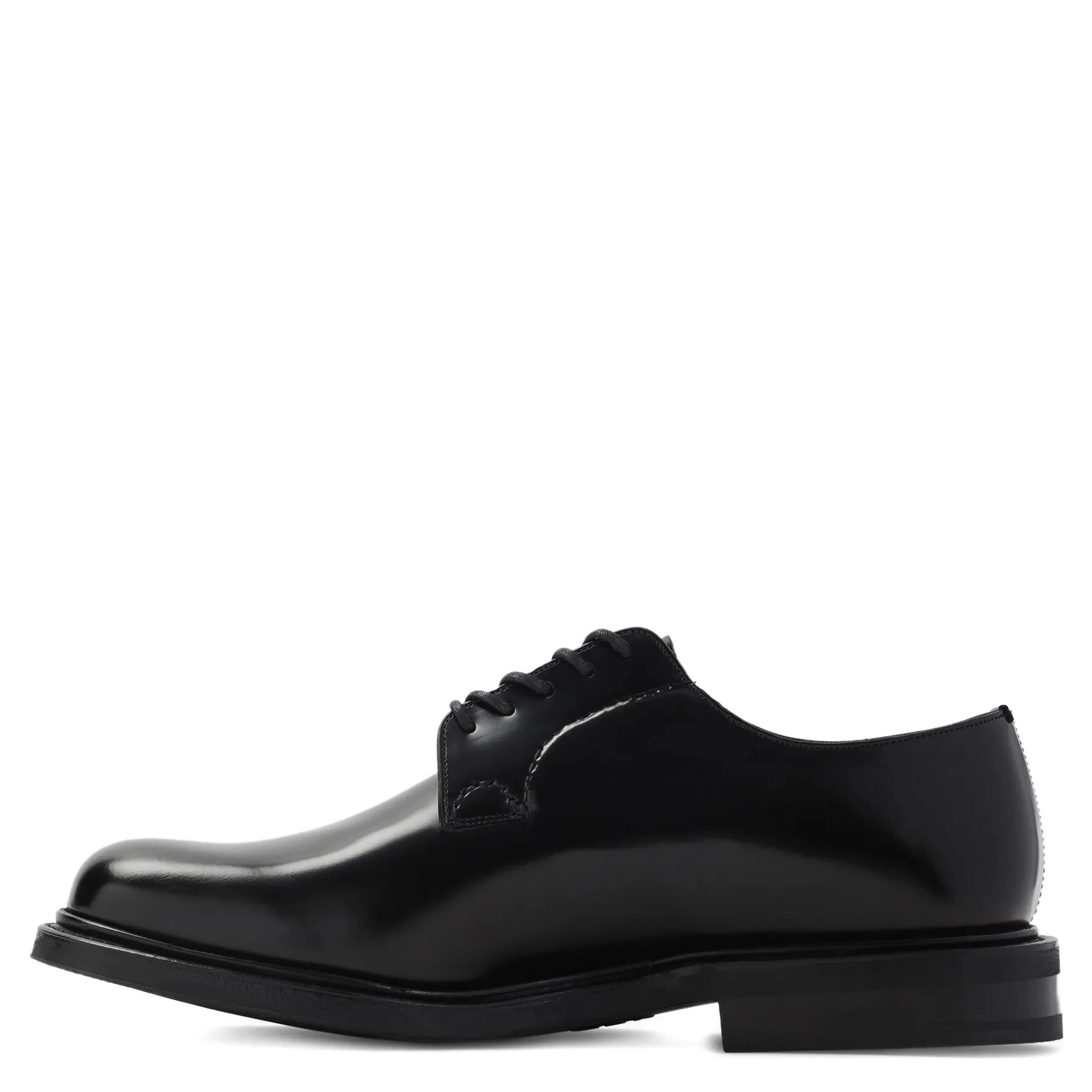 حذاء مسطح أسود من تشيرش