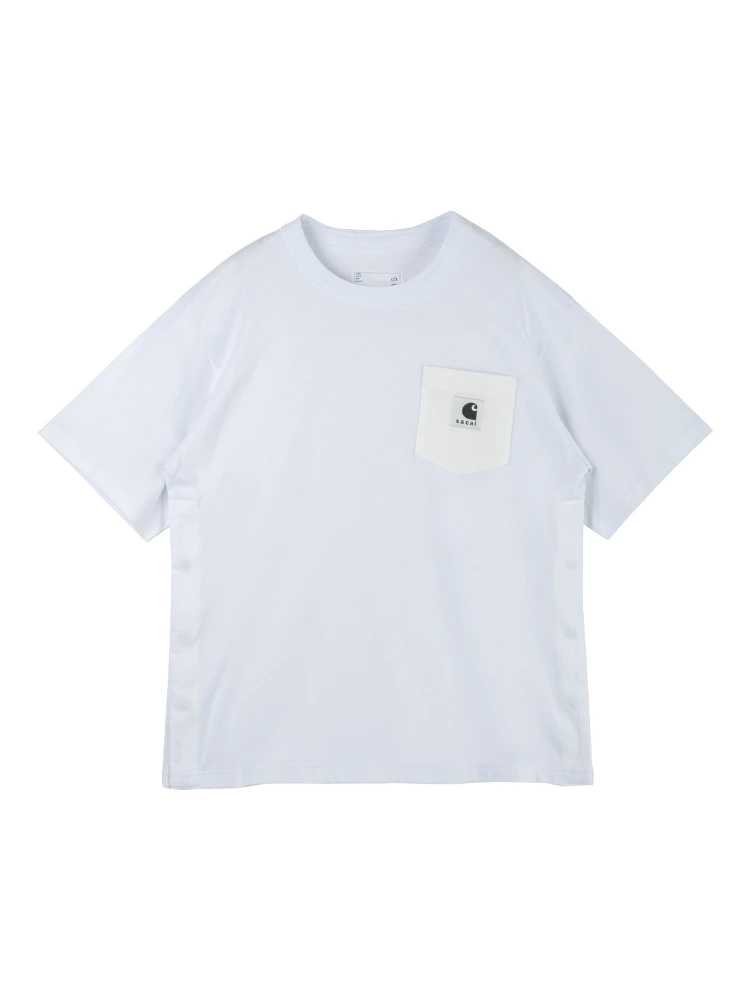 SACAI X CARHARTT WIP T-shirts and Polos White
