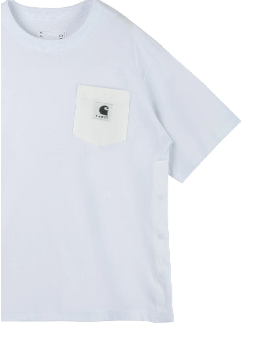 SACAI X CARHARTT WIP T-shirts and Polos White