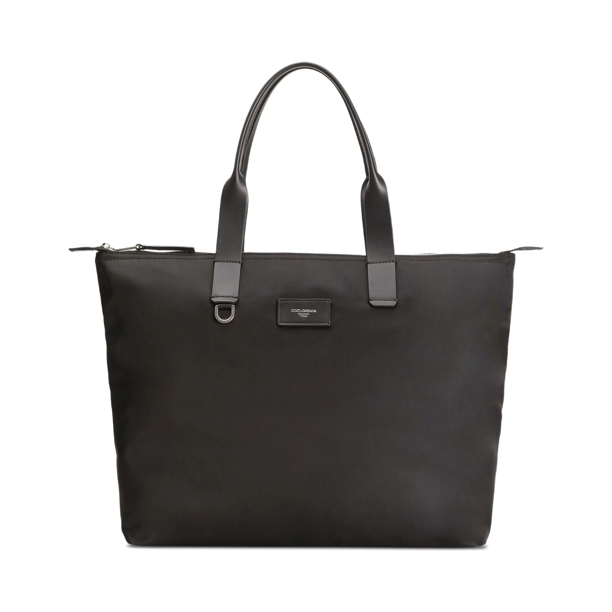 logo-plaque tote bag