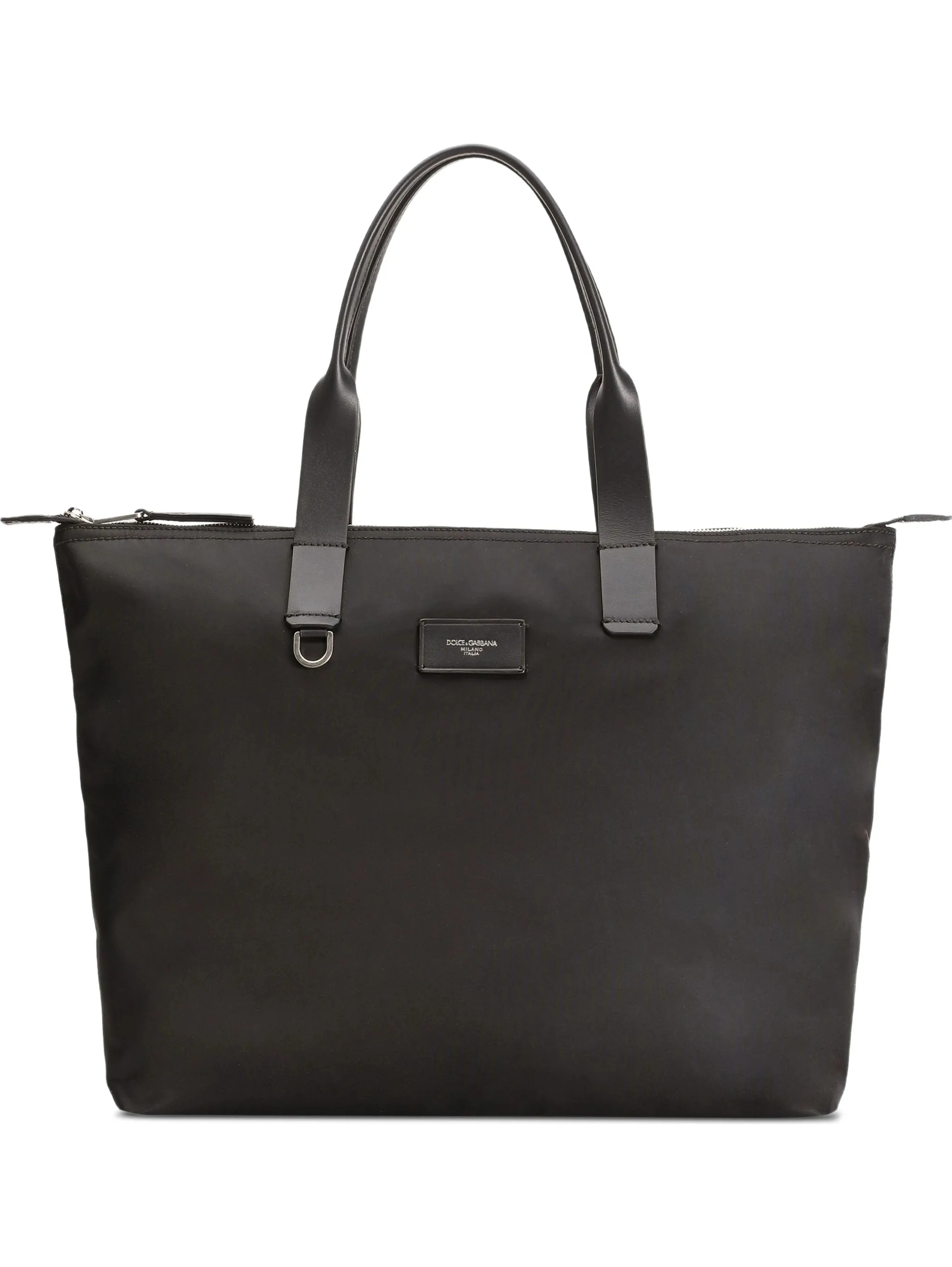 logo-plaque tote bag