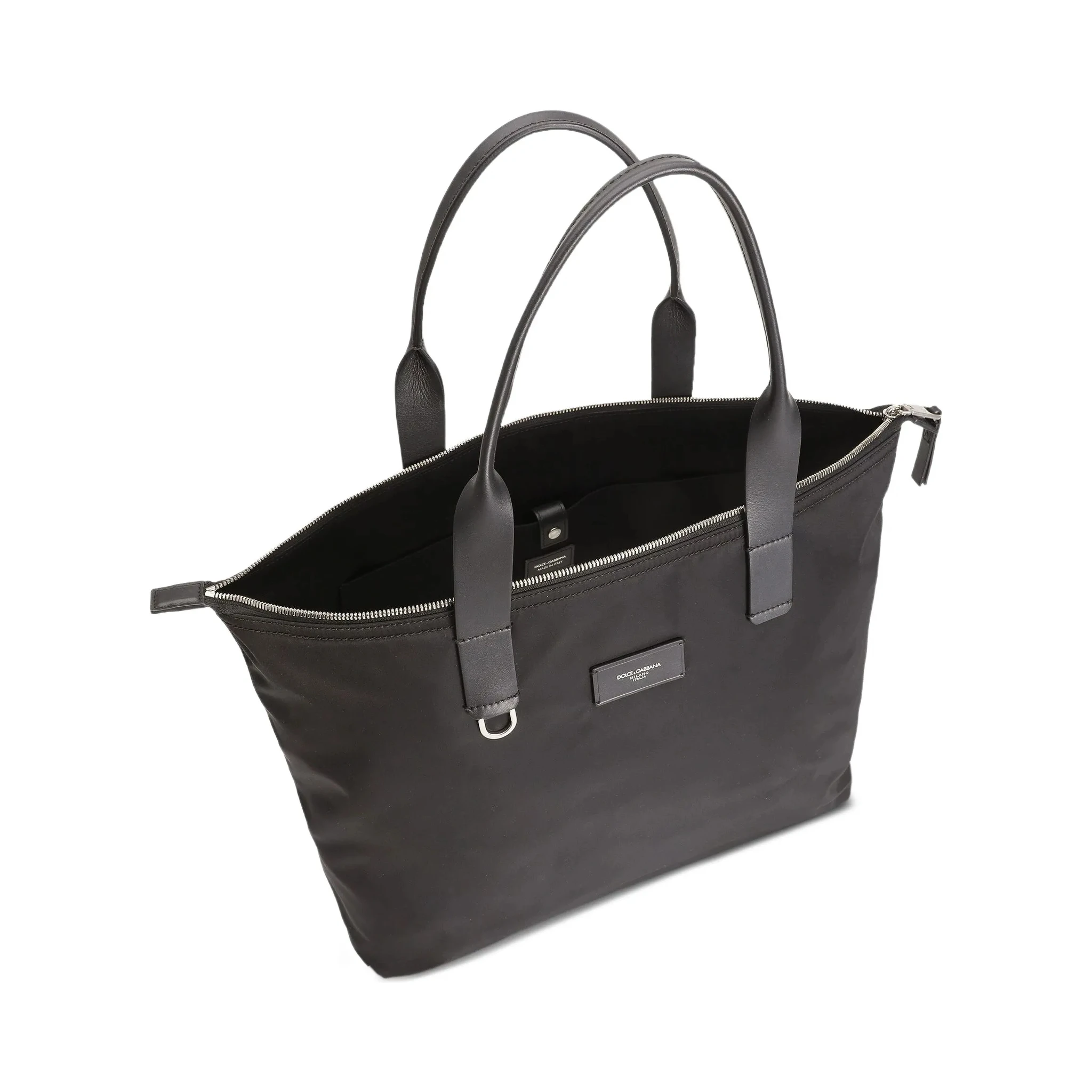 logo-plaque tote bag
