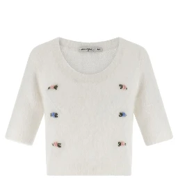 Alessandra Rich Sweaters White