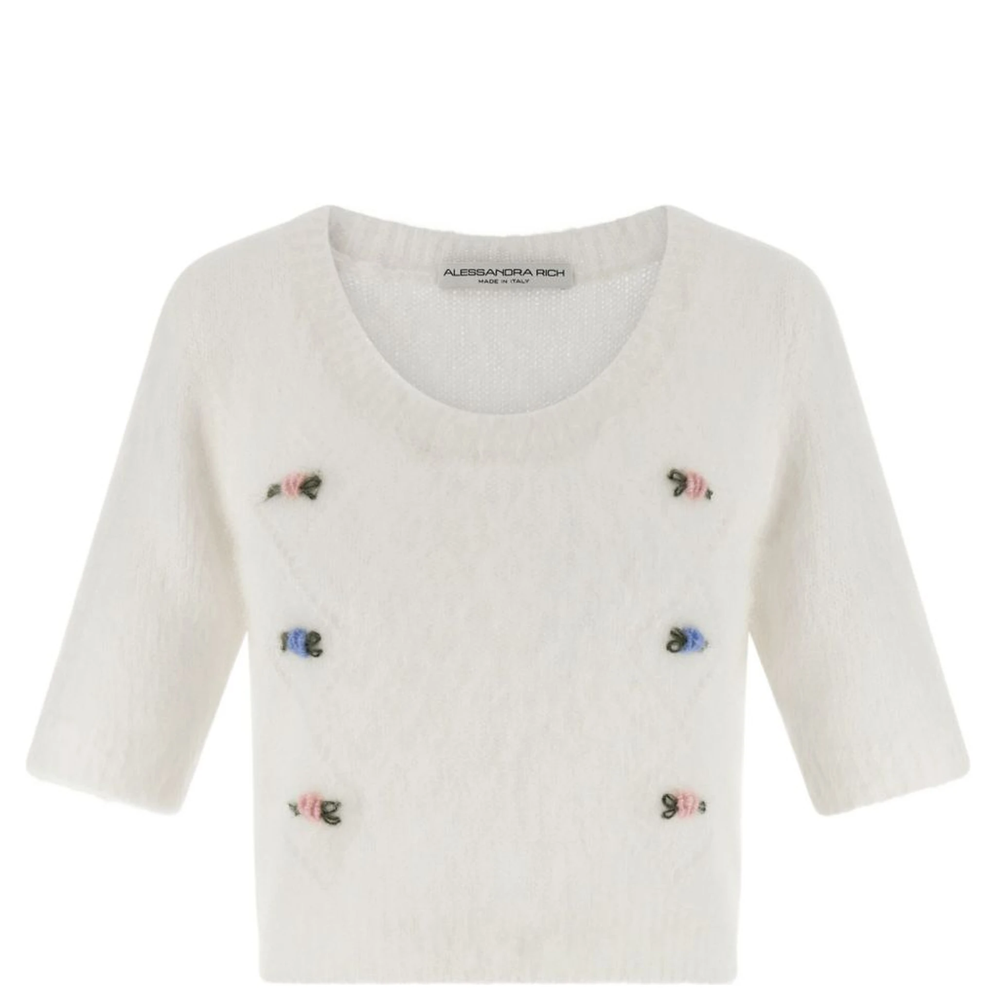 Alessandra Rich Sweaters White