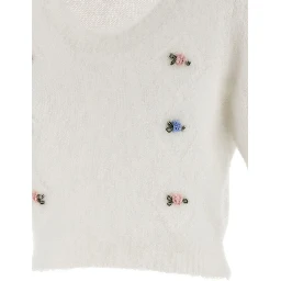 Alessandra Rich Sweaters White