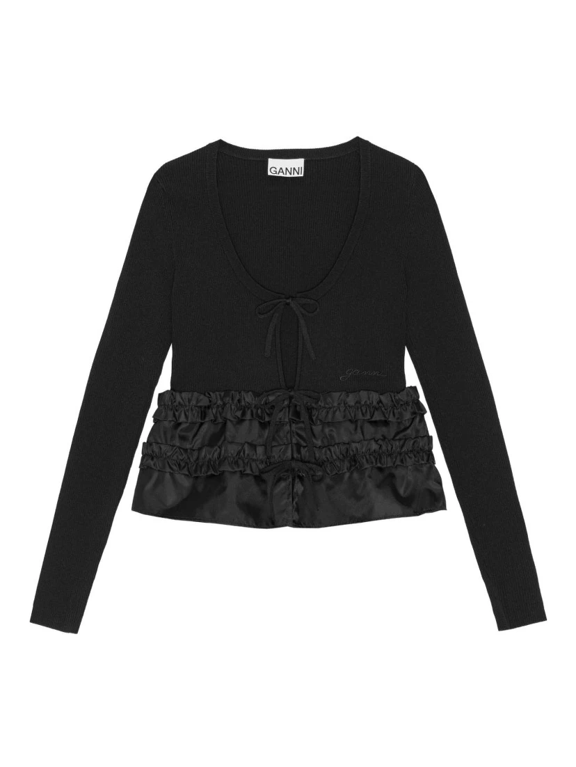 GANNI Sweaters Black