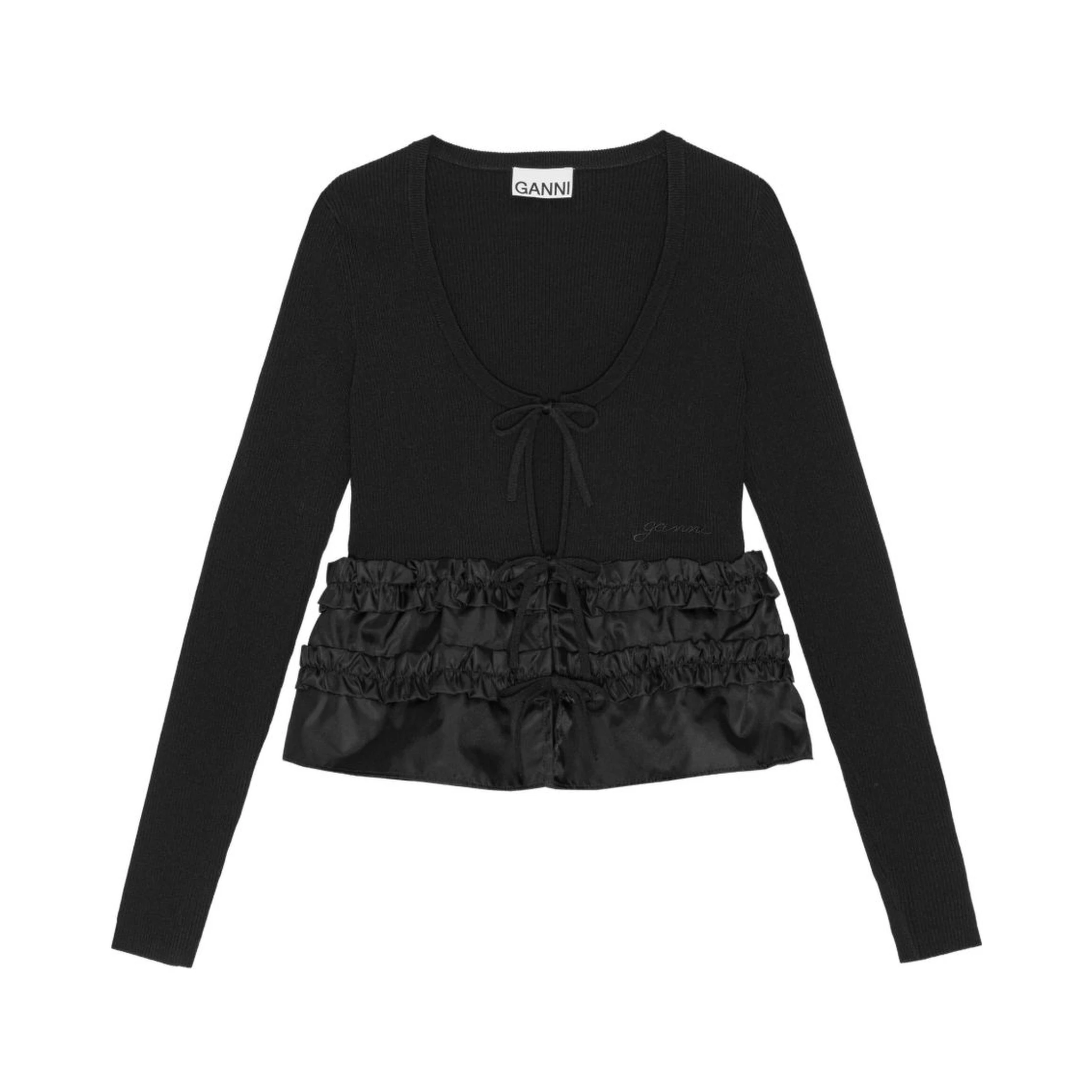 GANNI Sweaters Black