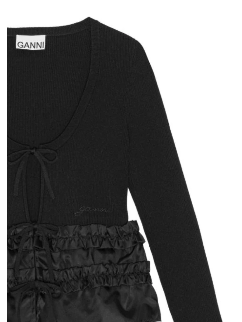 GANNI Sweaters Black