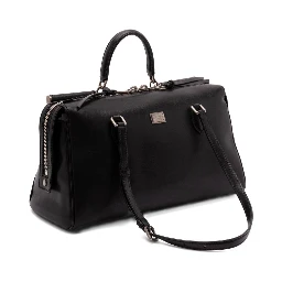 Vittoria zip-top leather travel bag