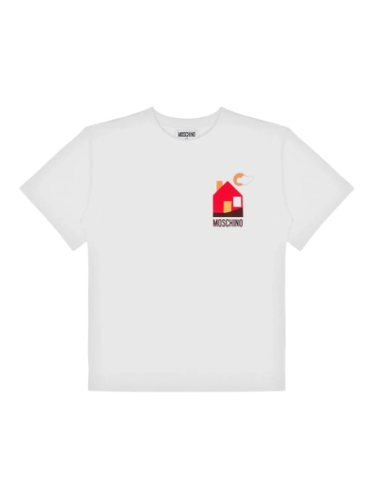 Moschino T-shirts and Polos White