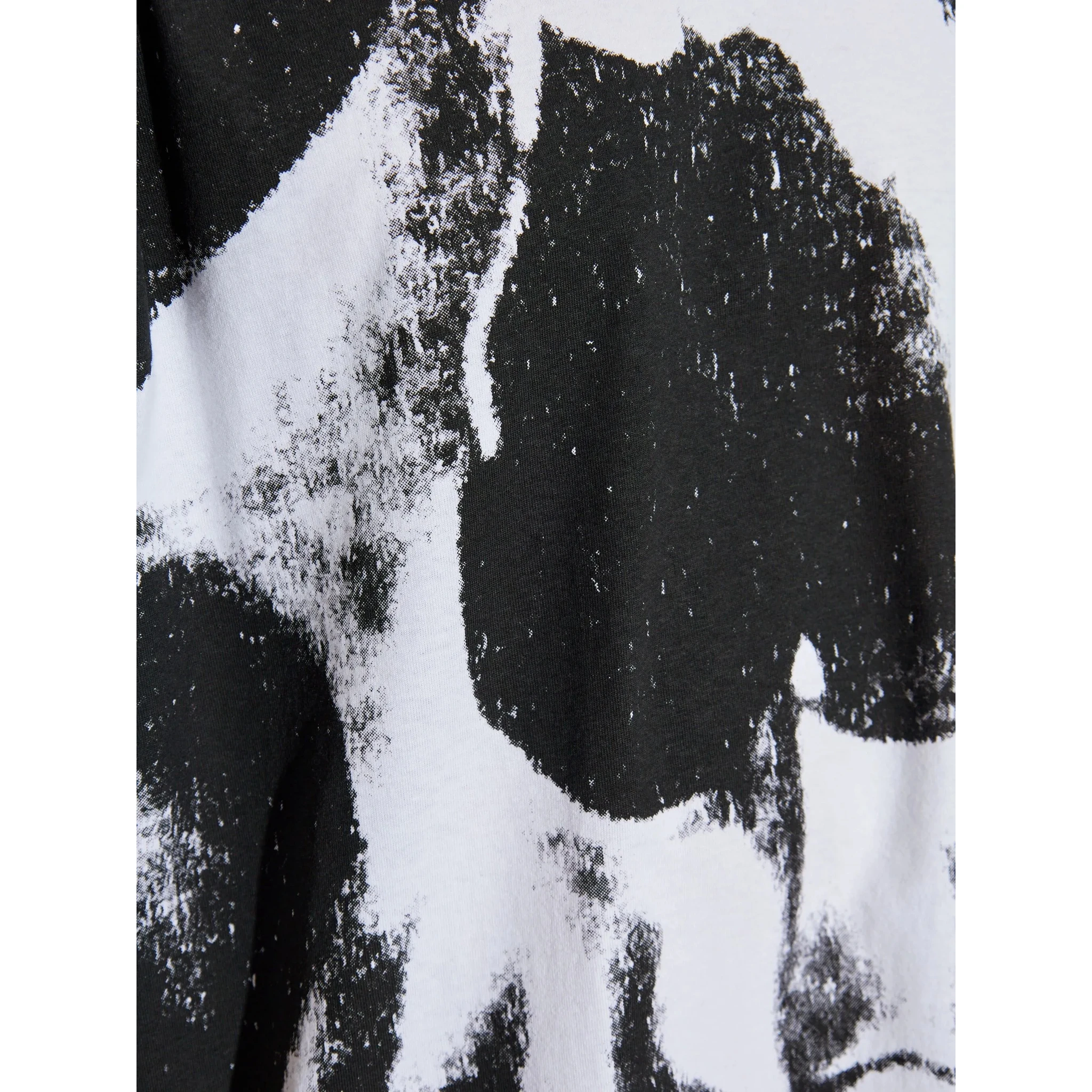 Skull-print cotton-jersey