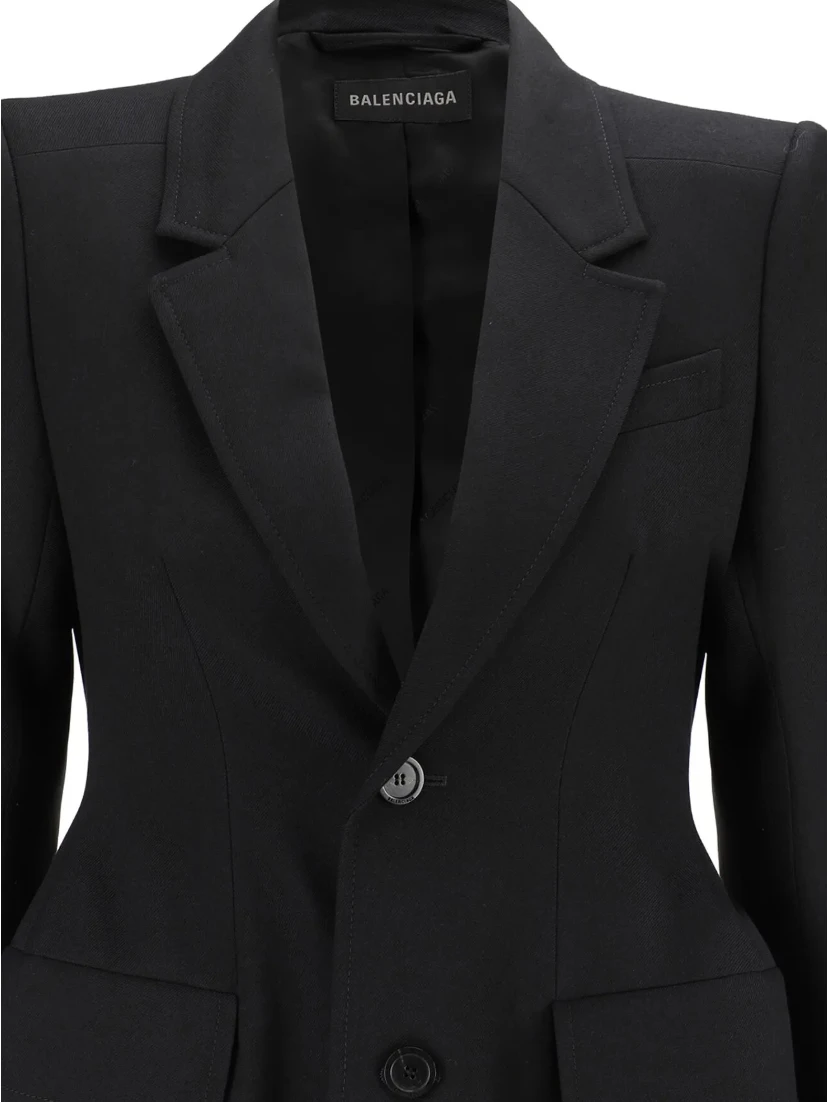 Balenciaga Jackets Black
