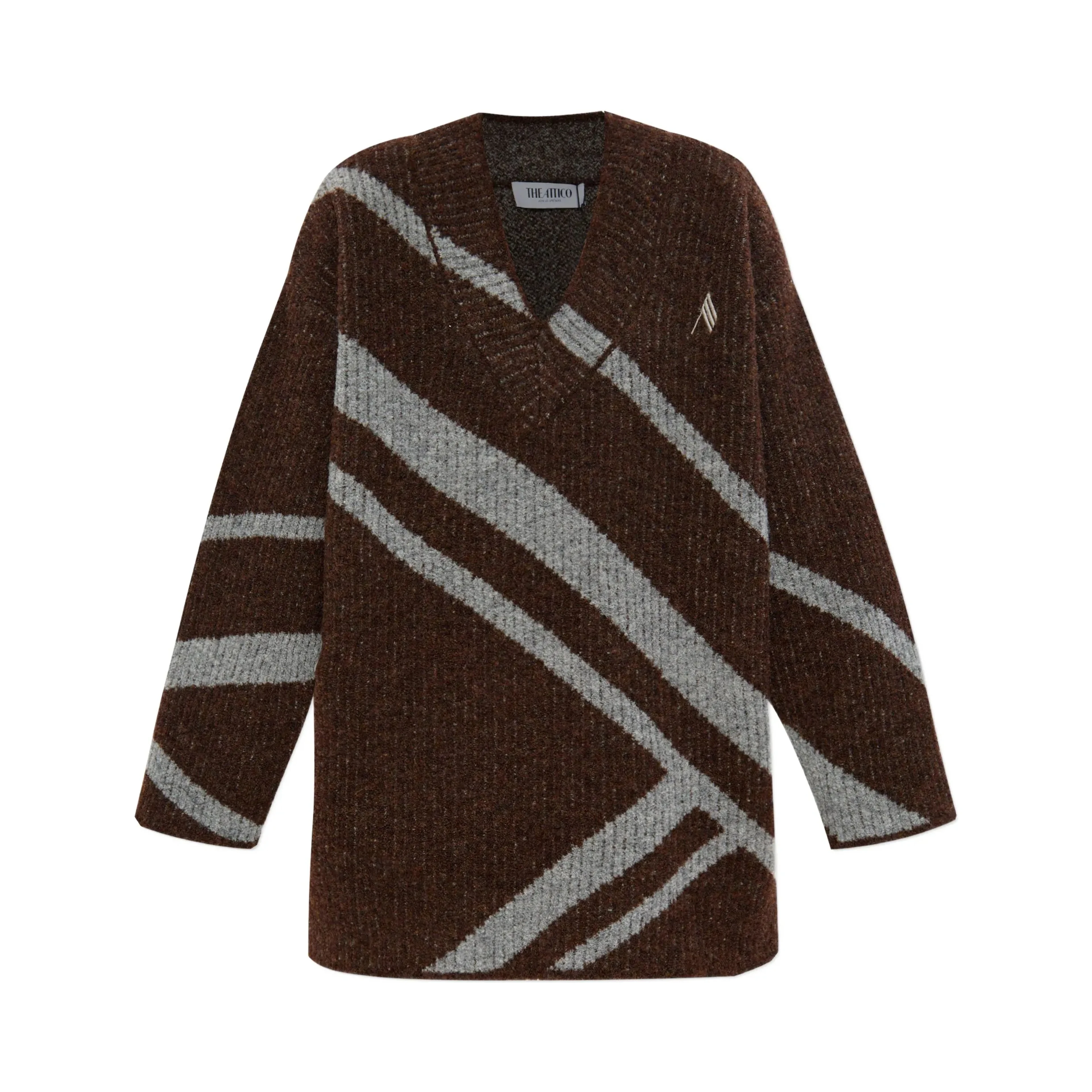 The Attico Sweaters Brown