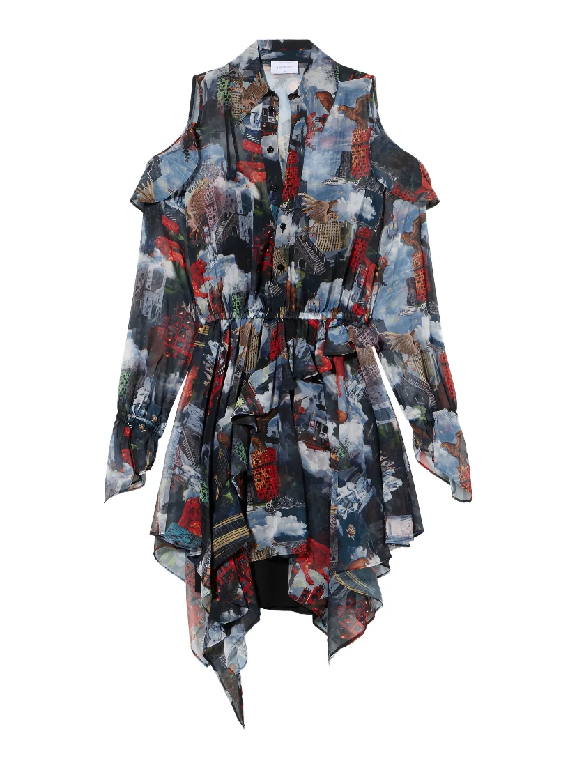 Off White Dresses MultiColour