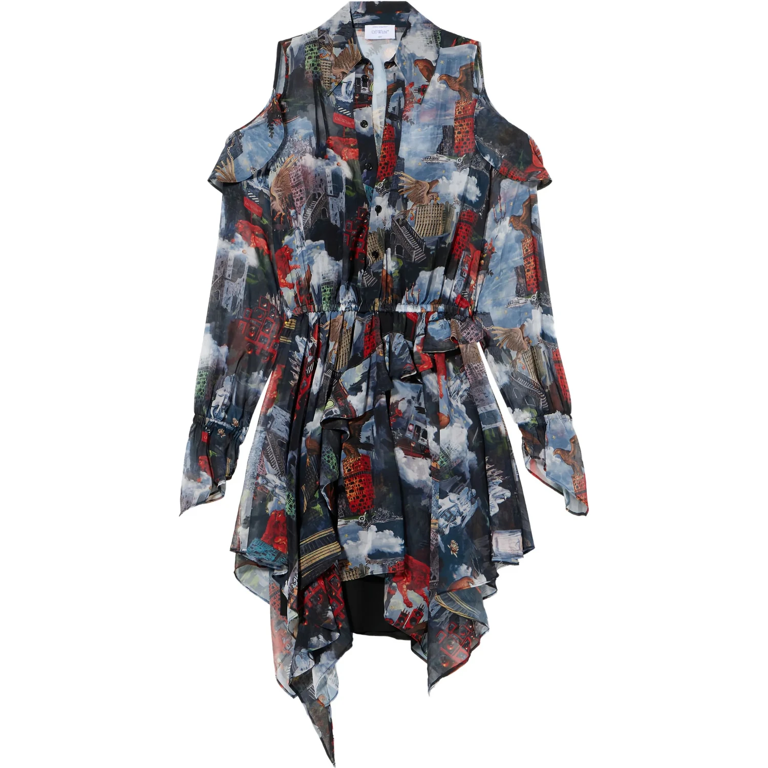 Off White Dresses MultiColour