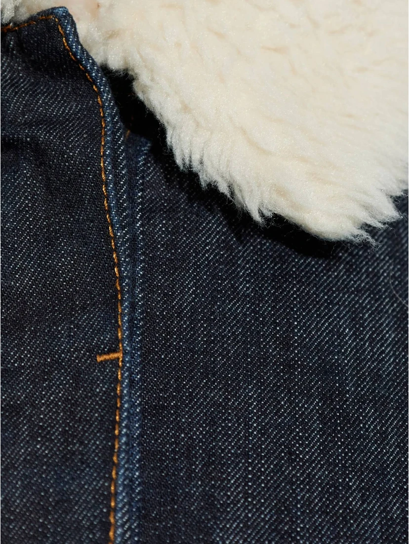 JACQUEMUS Coats Blue