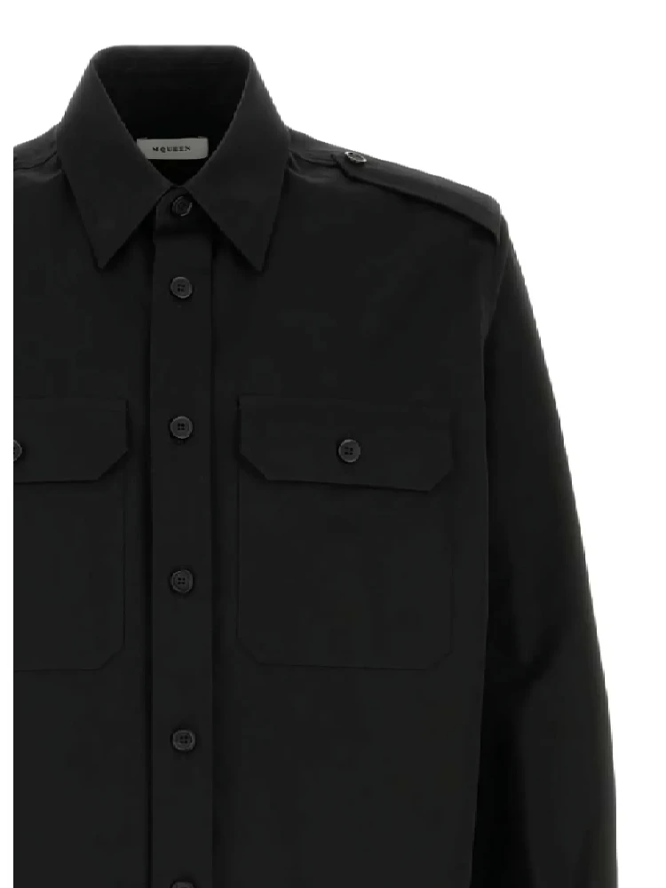 Alexander McQueen Shirts Black alternative