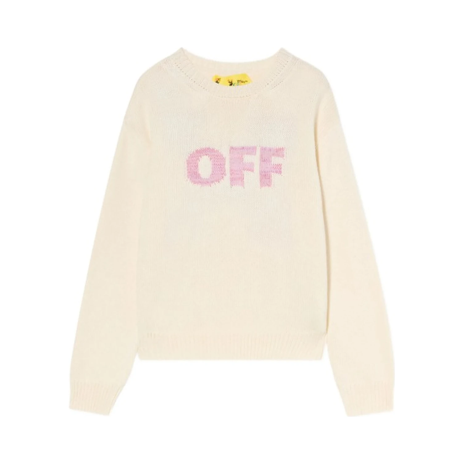 Off White Sweaters Beige