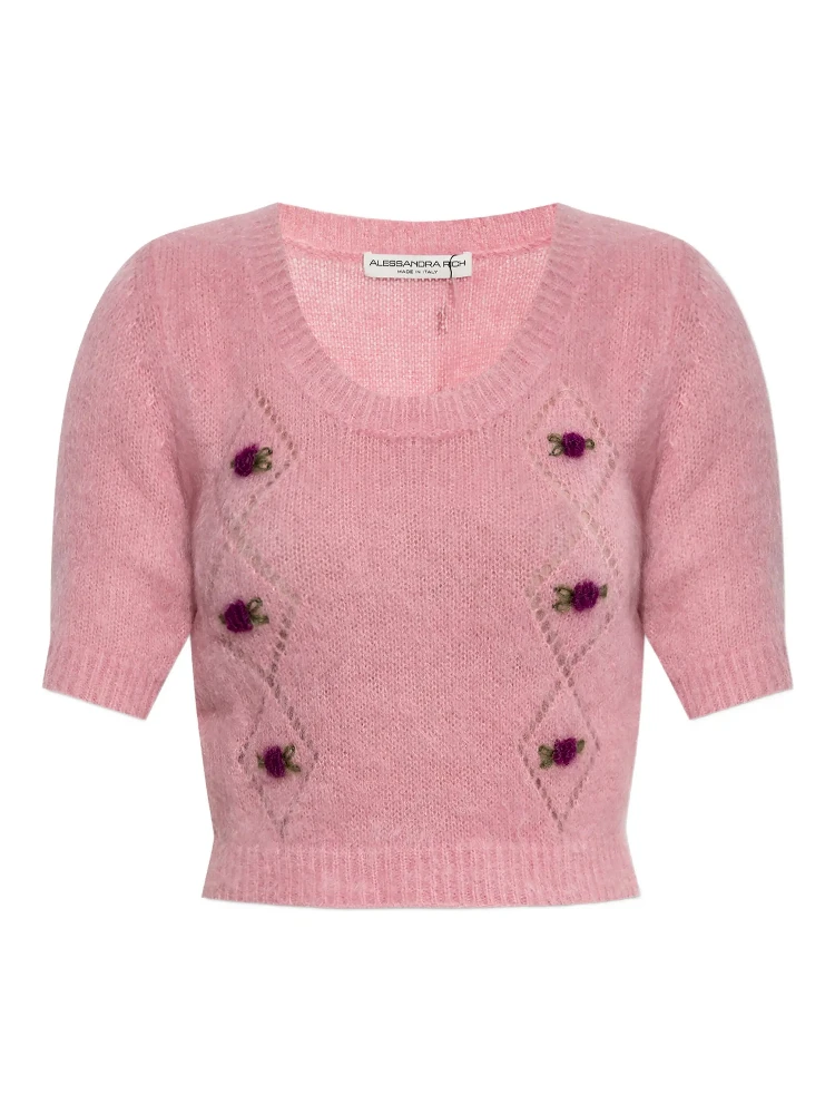 Alessandra Rich Sweaters Pink