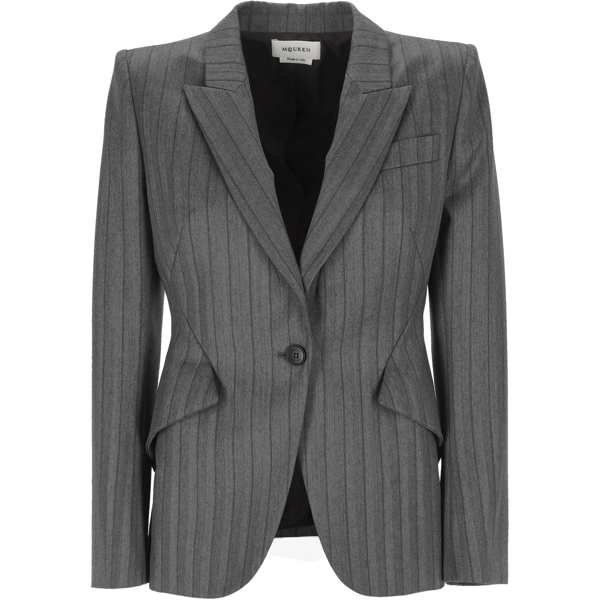 Alexander McQueen Jackets Grey