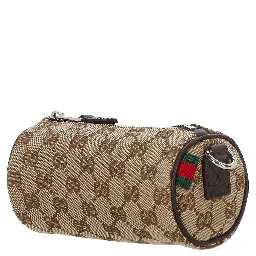 GG canvas mini cylinder bag