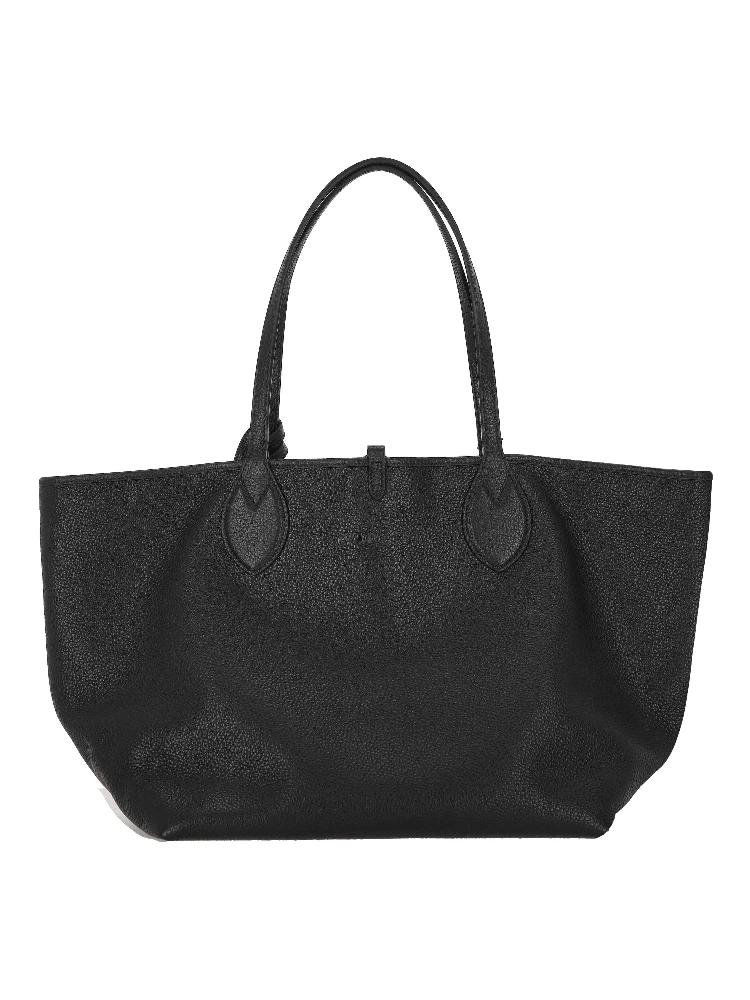 large Totissima reversible leather tote bag