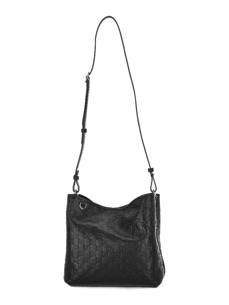 GG Emblem leather bucket bag