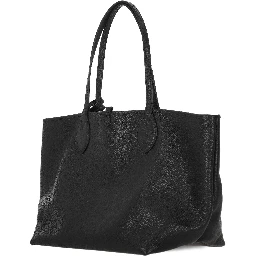 large Totissima reversible leather tote bag