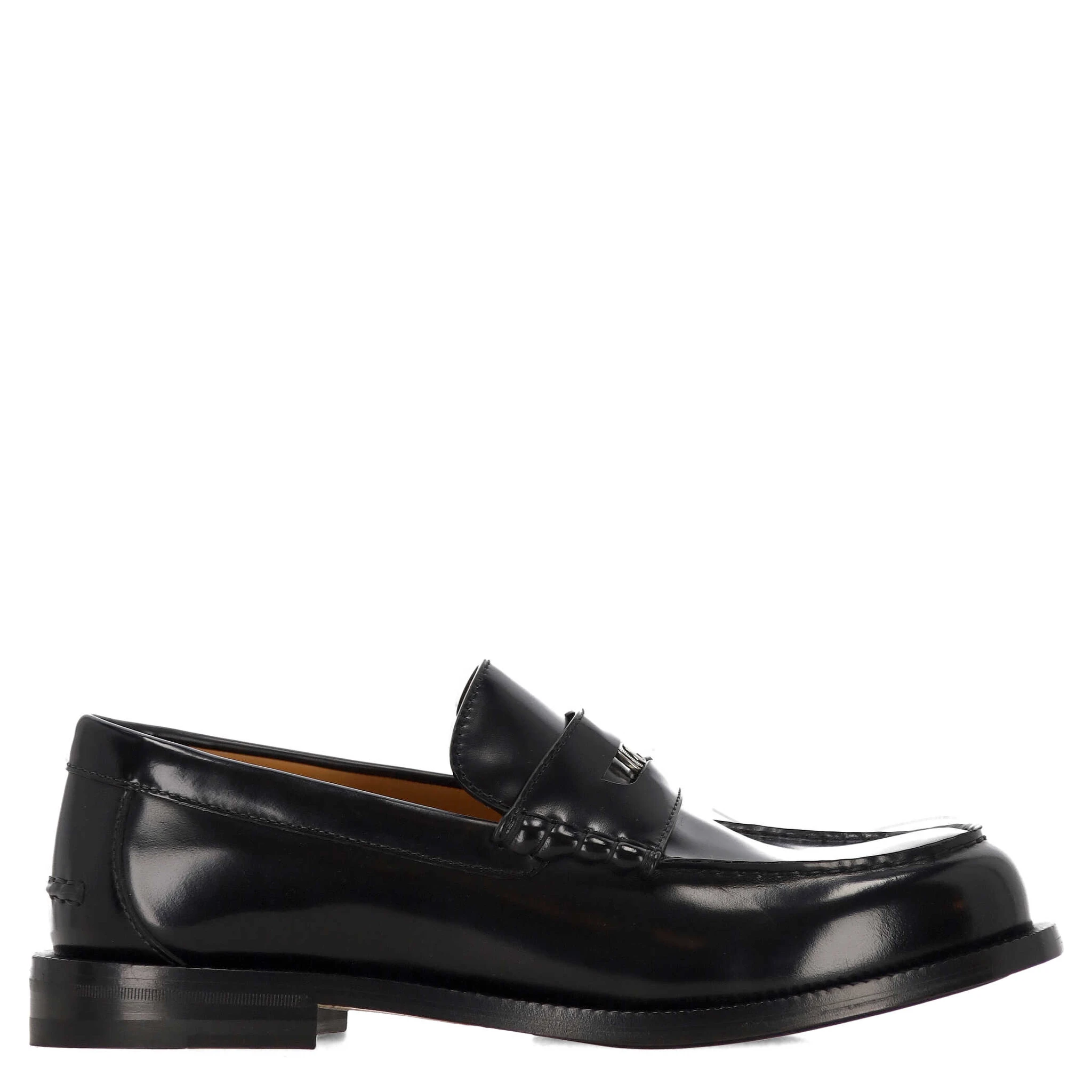 حذاء غوتشي مسطح أسود