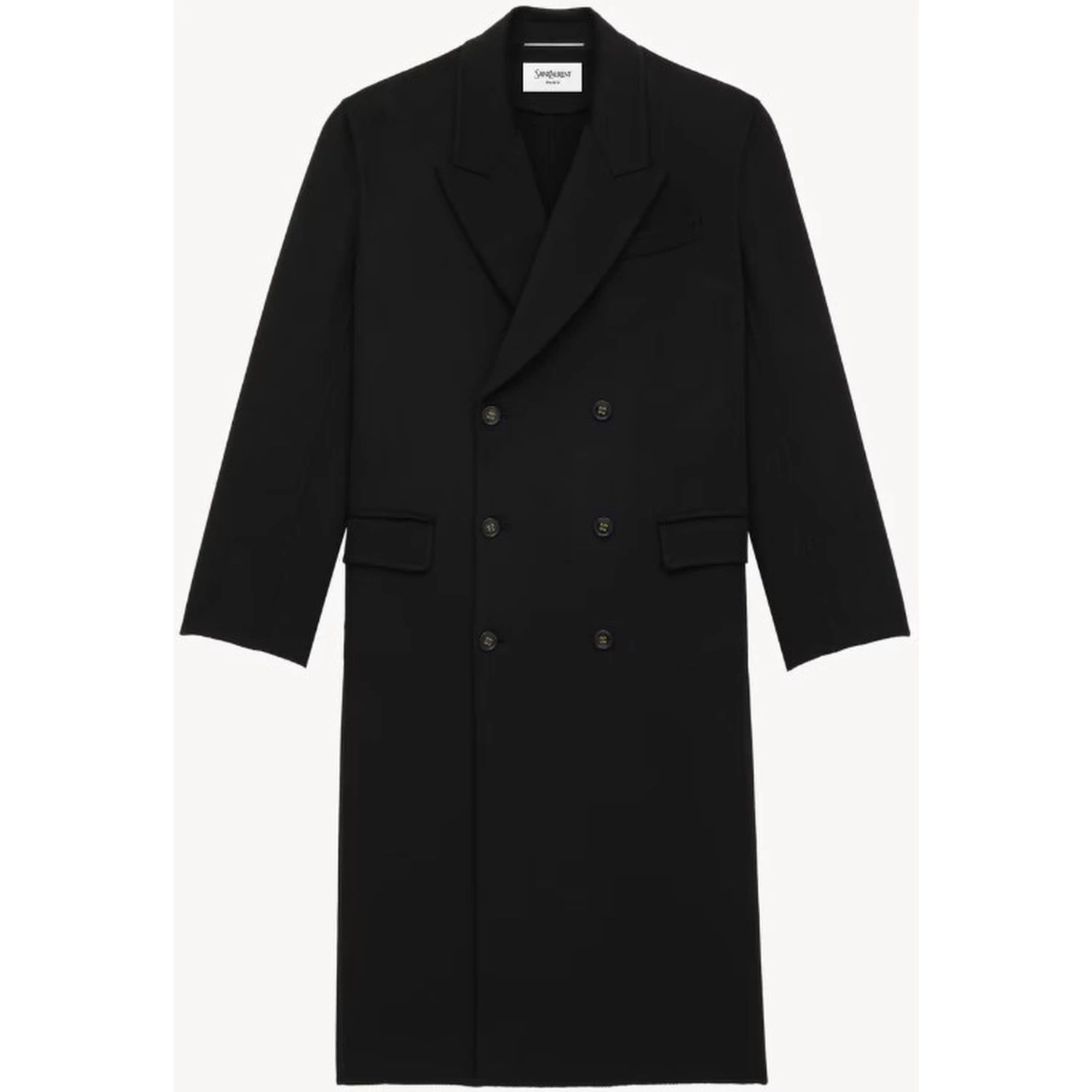 Saint Laurent  Coats Black