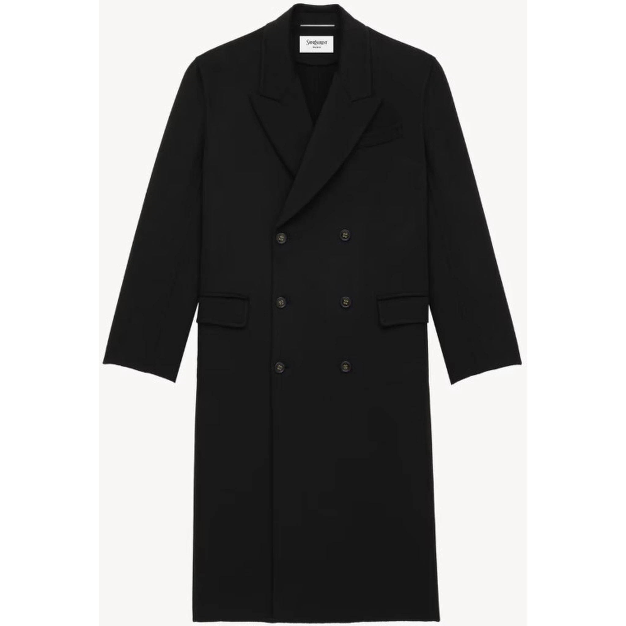 معاطف سان لوران سوداء