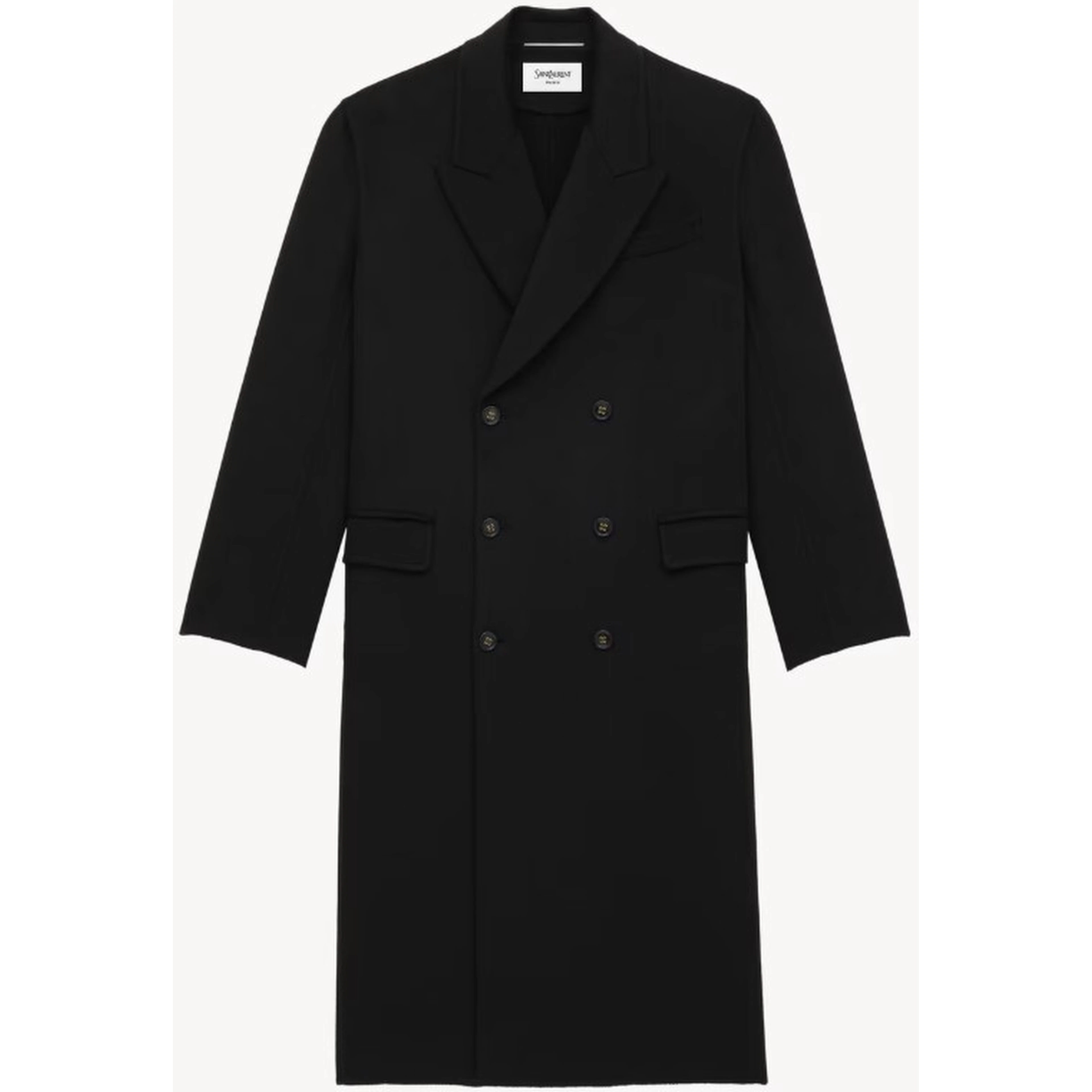 Saint Laurent  Coats Black