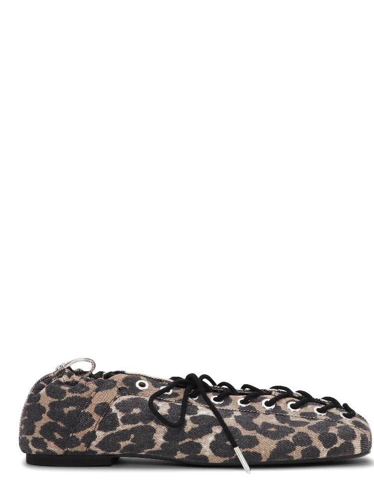 GANNI Flat shoes Brown