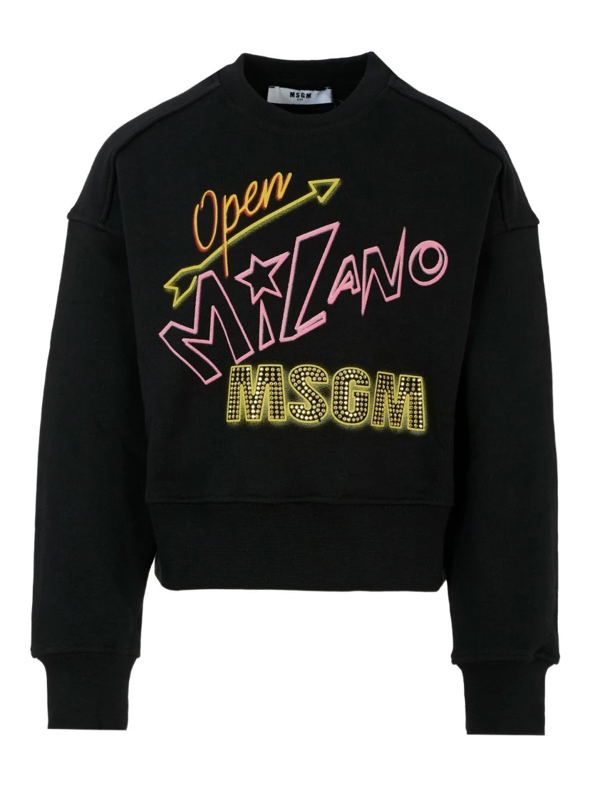 MSGM KIDS Sweaters Black