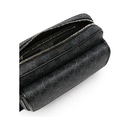 Small GG crossbody bag in black GG Supreme canvas
