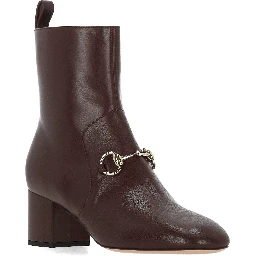 55mm Horsebit leather ankle boots
