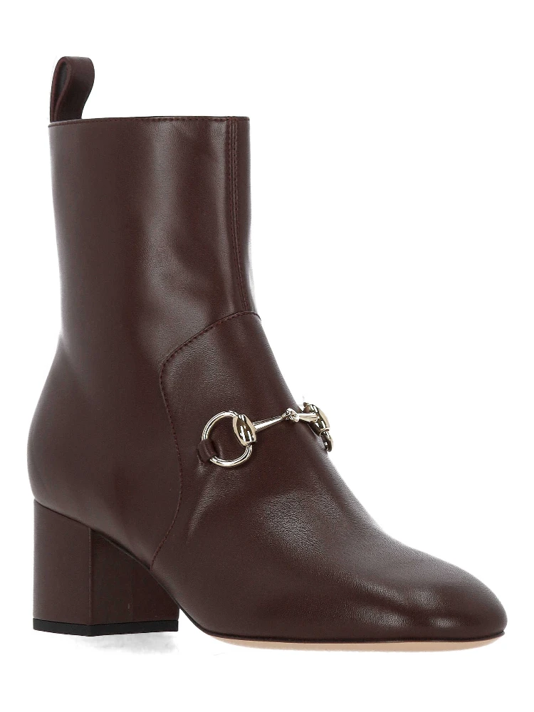 55mm Horsebit leather ankle boots alternative