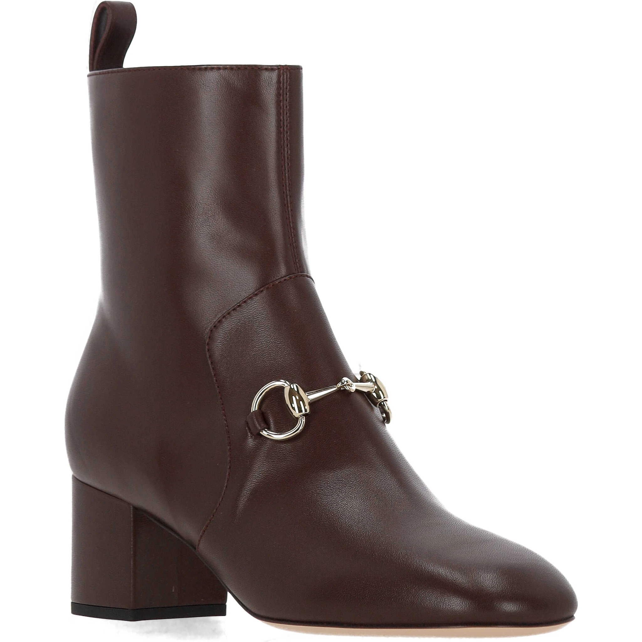 55mm Horsebit leather ankle boots
