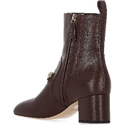 55mm Horsebit leather ankle boots