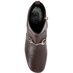 55mm Horsebit leather ankle boots